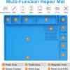 STREBITO Soldering Mat Electronics Repair Mat, Silicone Work Mat Heat Resistant 932°F, Magnetic Mat for Screws and Tools, Solder Mat Silicone Pad for Watch, Phone, Eyeglass, Knife, Size 13.8 "x 9.9" - Image 3