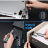 STREBITO Mini Electric Screwdriver Set, 70-in-1 Max Precision Electric Screwdriver Kit with Lights, 5 Upgraded Torque Levels, 64 Magnetic Bits, Electric Screwdriver Cordless for PC RC Electronics - Image 7
