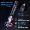 STREBITO Mini Electric Screwdriver Set, 70-in-1 Max Precision Electric Screwdriver Kit with Lights, 5 Upgraded Torque Levels, 64 Magnetic Bits, Electric Screwdriver Cordless for PC RC Electronics - Image 5