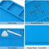 STREBITO Soldering Mat Electronics Repair Mat, Silicone Work Mat Heat Resistant 932°F, Magnetic Mat for Screws and Tools, Solder Mat Silicone Pad for Watch, Phone, Eyeglass, Knife, Size 13.8 "x 9.9" - Image 10